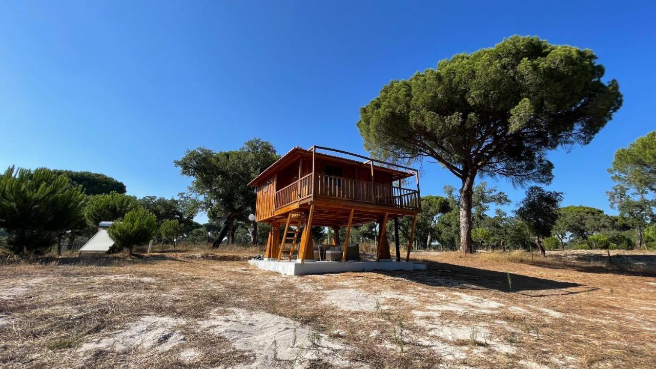 Вілла Suspended Wooden House - Monte Da Cortica Aguas de Moura Екстер'єр фото