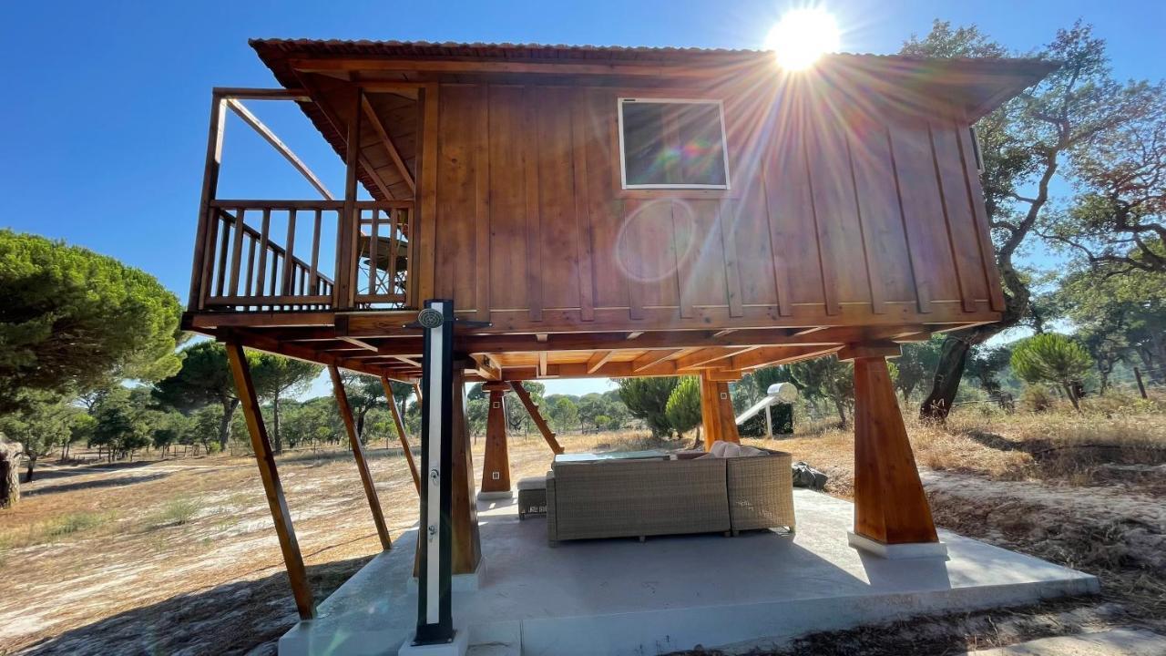 Вілла Suspended Wooden House - Monte Da Cortica Aguas de Moura Екстер'єр фото