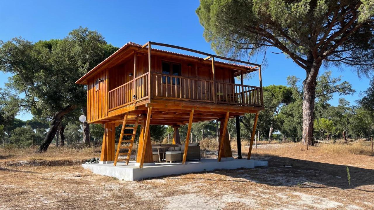 Вілла Suspended Wooden House - Monte Da Cortica Aguas de Moura Екстер'єр фото